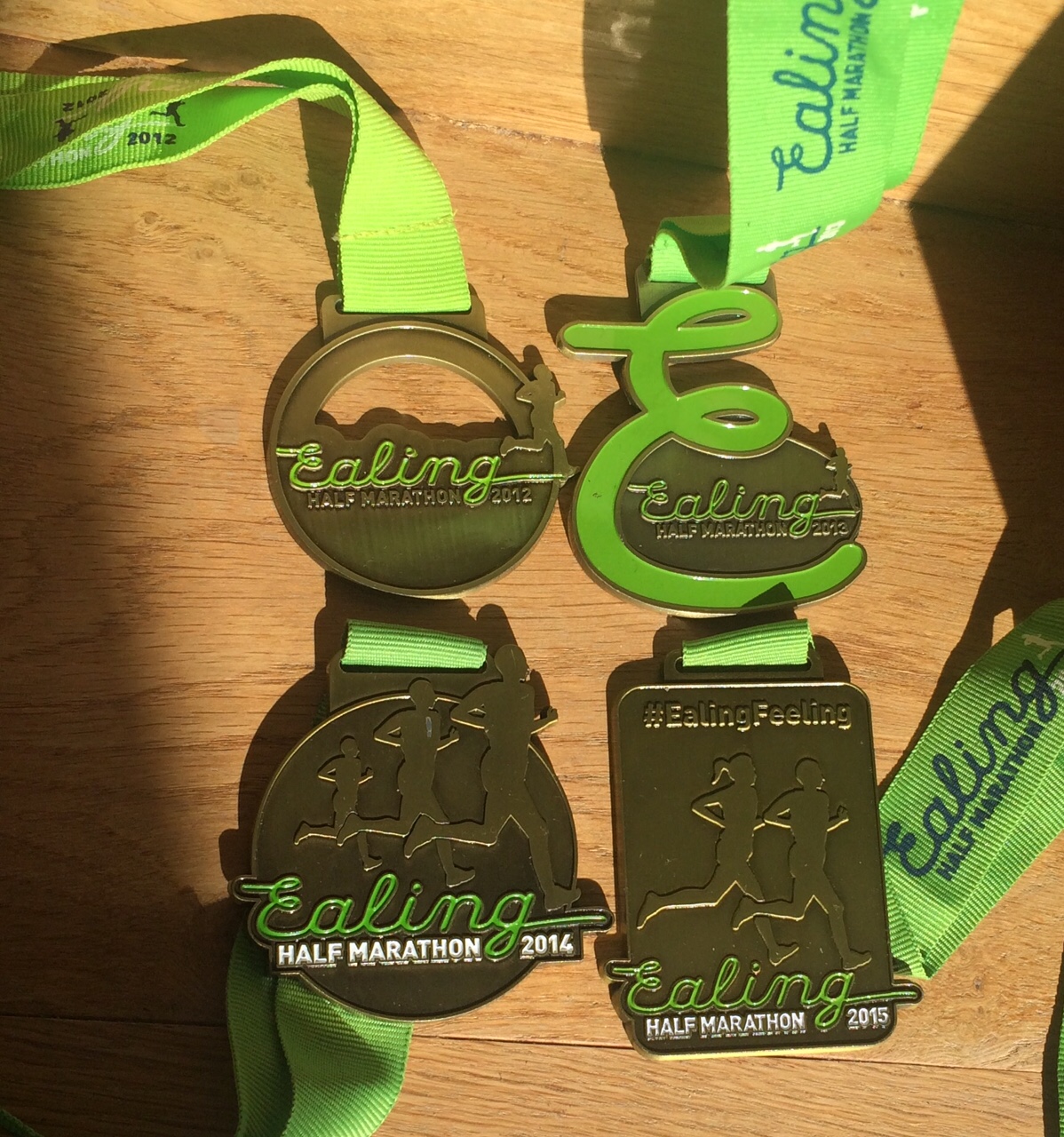 Four years of medals