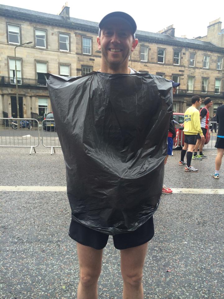 Pre-race 'poncho'