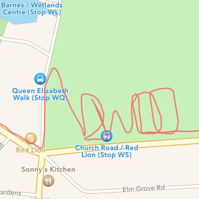 My dedication to the NDW100 runners. Turns out Strava art is harder than it looks.