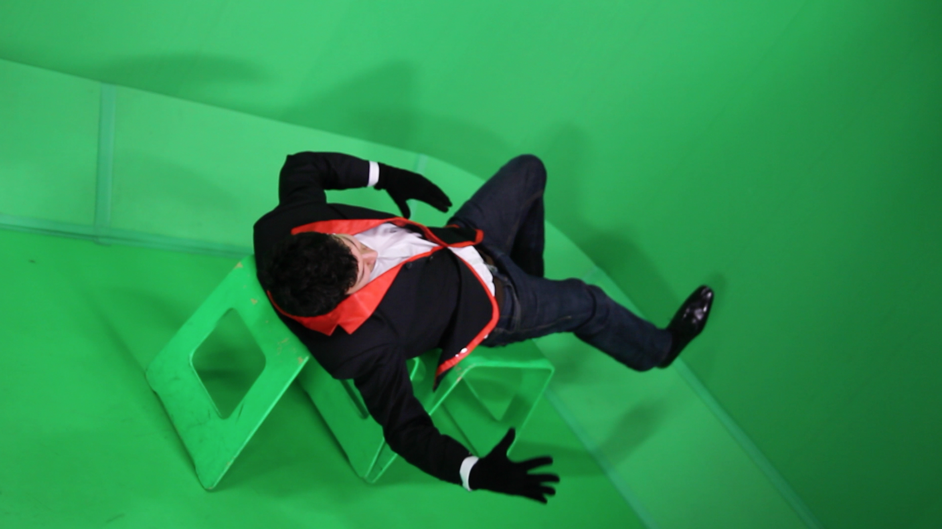 Green screen shoot footage