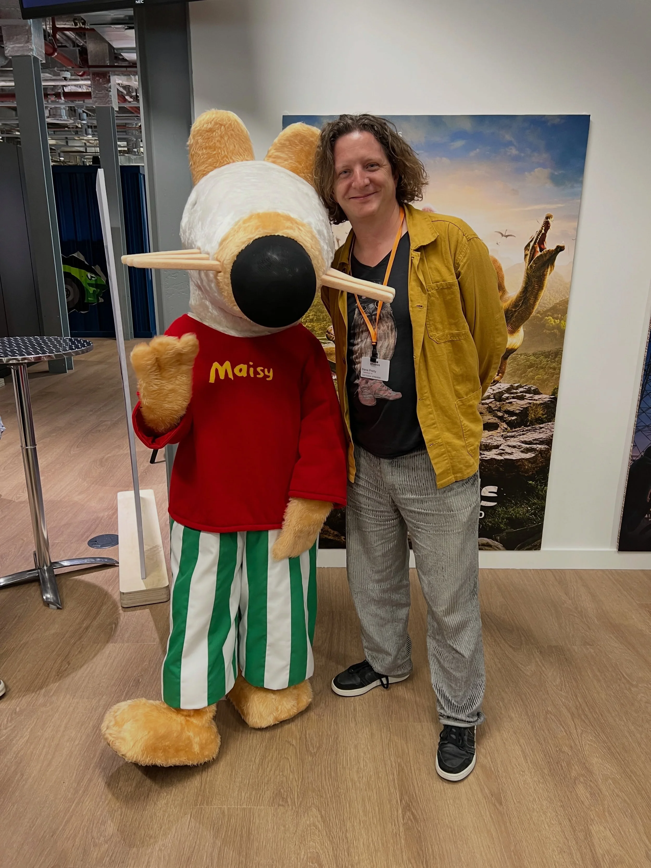 Absolutely top night at the My Friend Maisy screening/wrap party. A huge honour to meet Lucy Cousins who was so kind about my music for the show, and just a really lovely and rare opportunity to meet the huge and amazing team who bring a very special