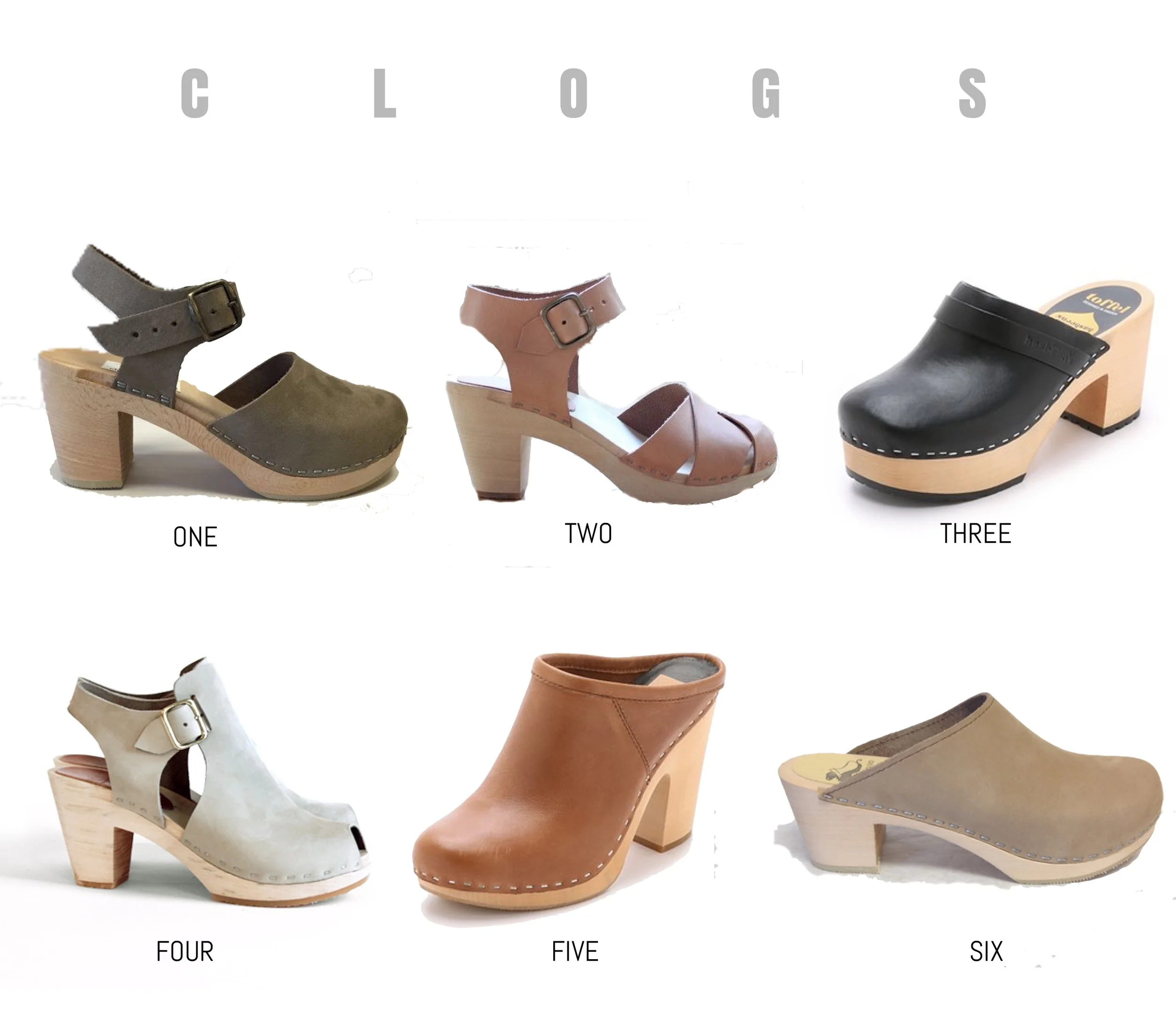 six clogs
