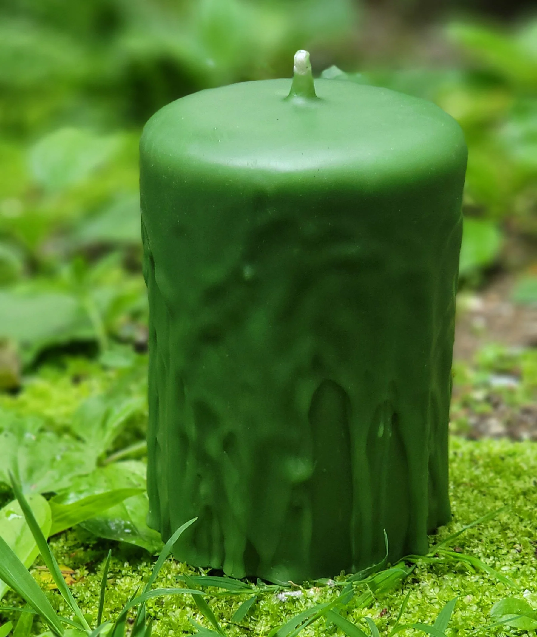 Green - Halcyon Wide Dripped Pillar