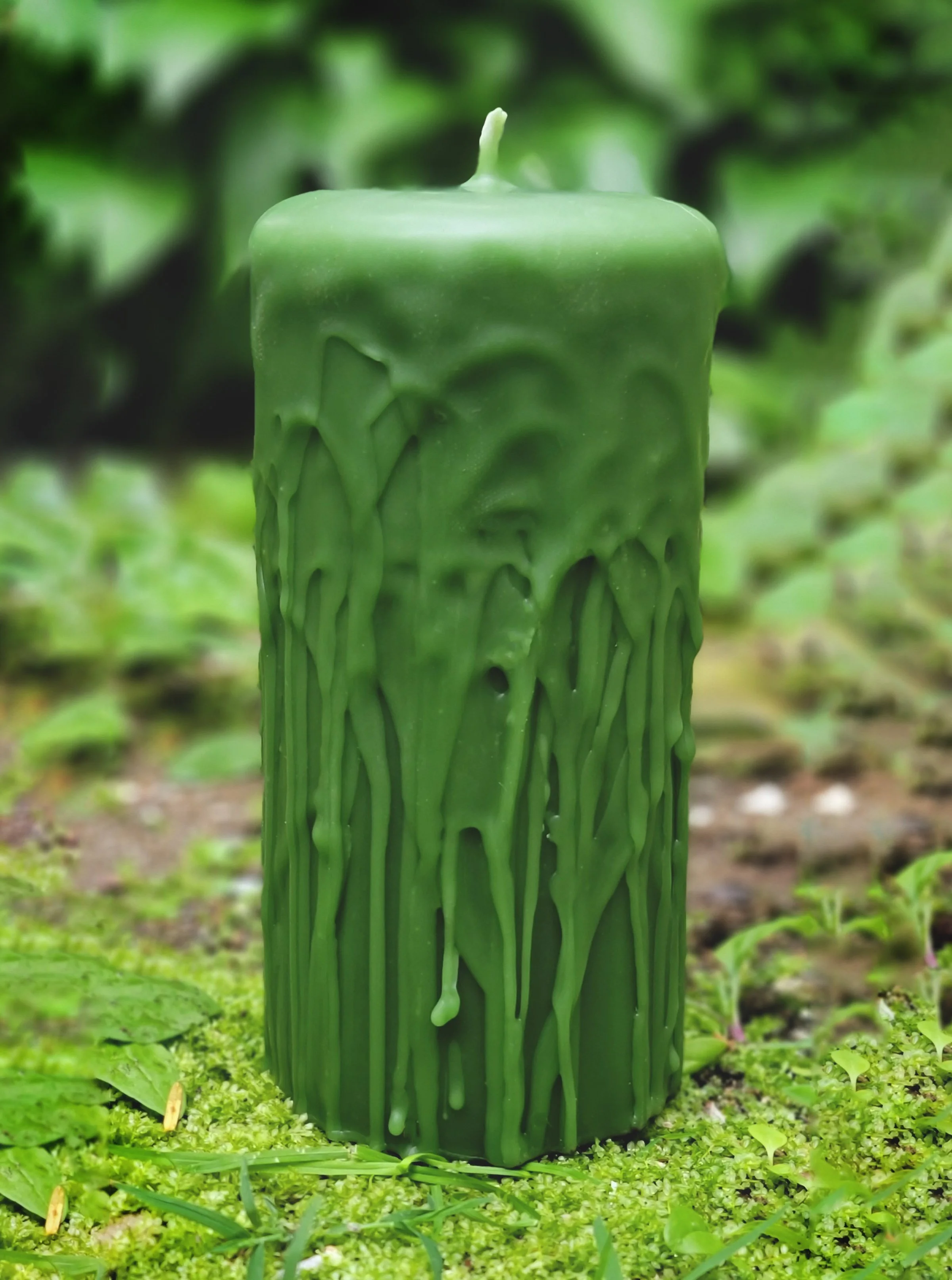 Green - Halcyon Wide Dripped Pillar