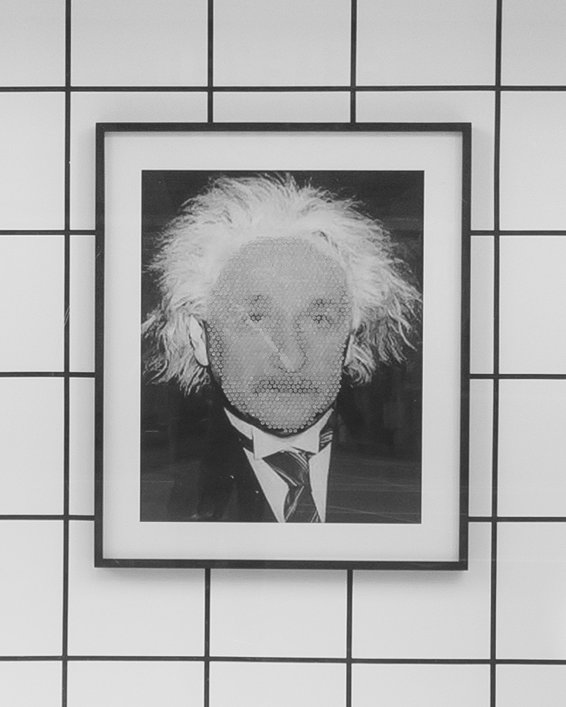 Einstein (Pinhead), 36" x 30", 2013