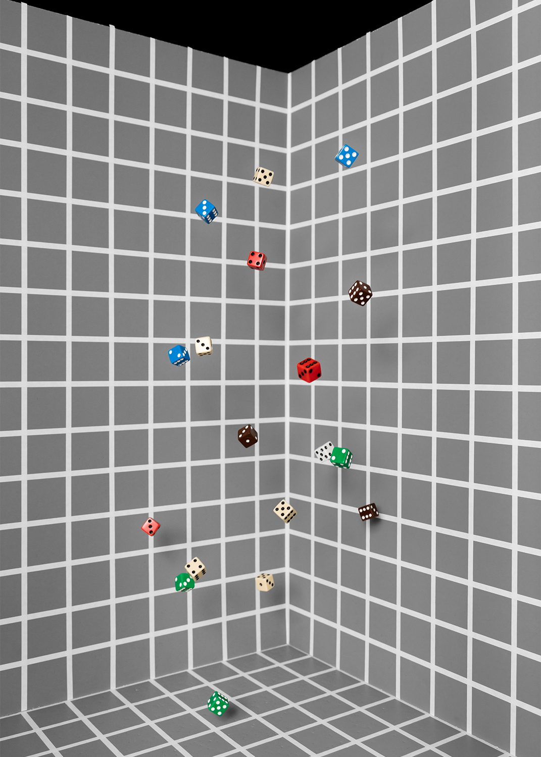 Dice Toss (Gray Grid)