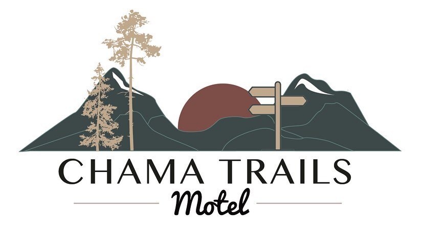 If you are looking for a place to get away with fly fishing, hiking, and mounting biking nearby, @chamatrailsmotel is the place to be. I had the privilege to design their logo.