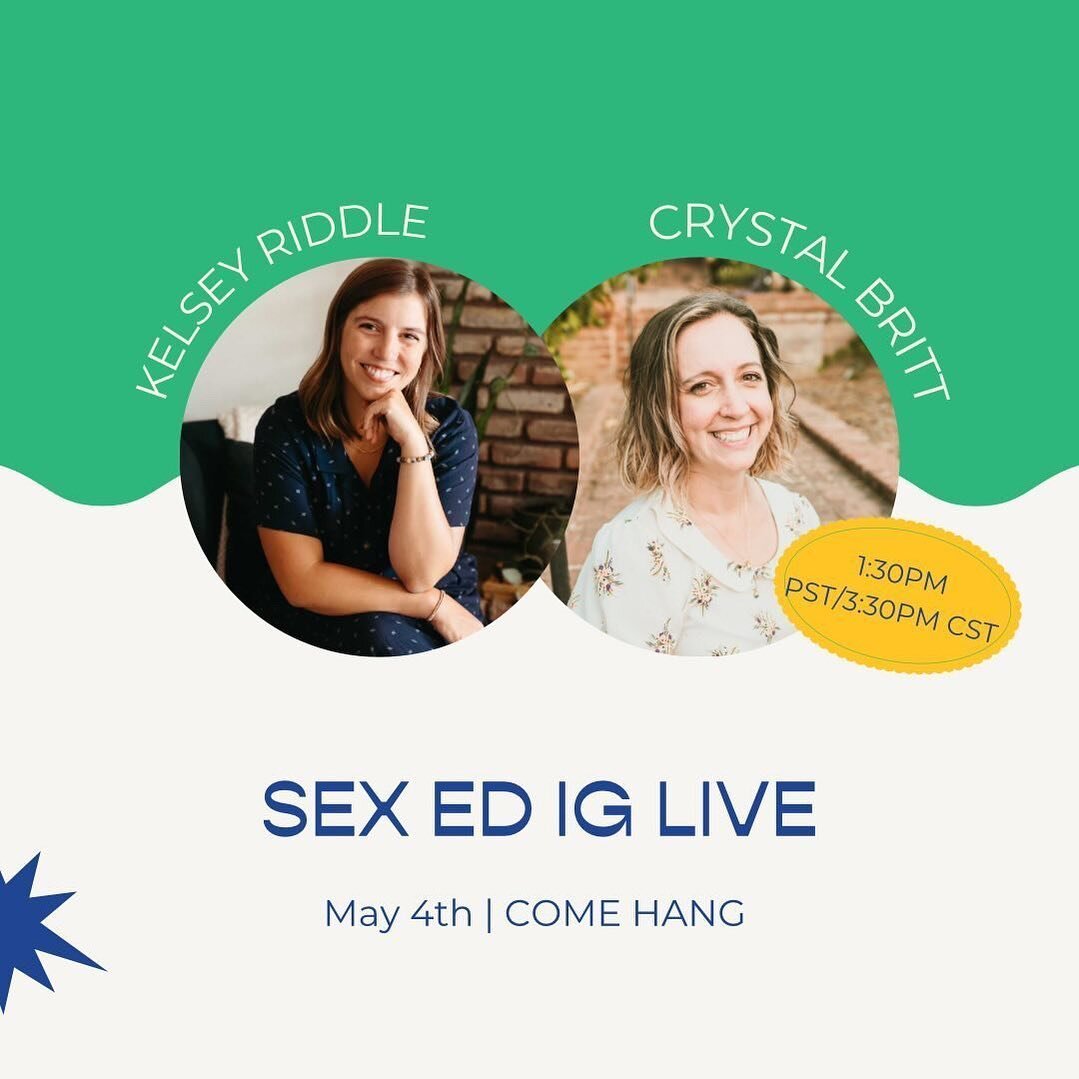Sex education is more important than ever. We decided to take action. Join us tomorrow!