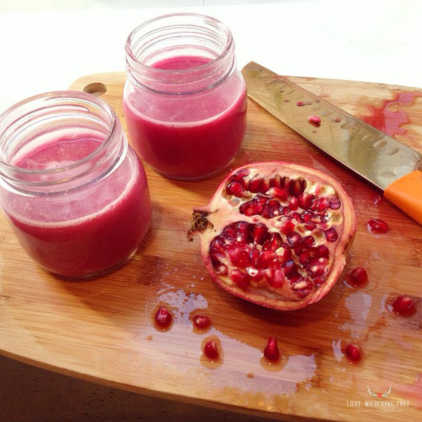 Research has found that consuming pomegranate juice can help lower bad cholesterol and increase good cholesterol.