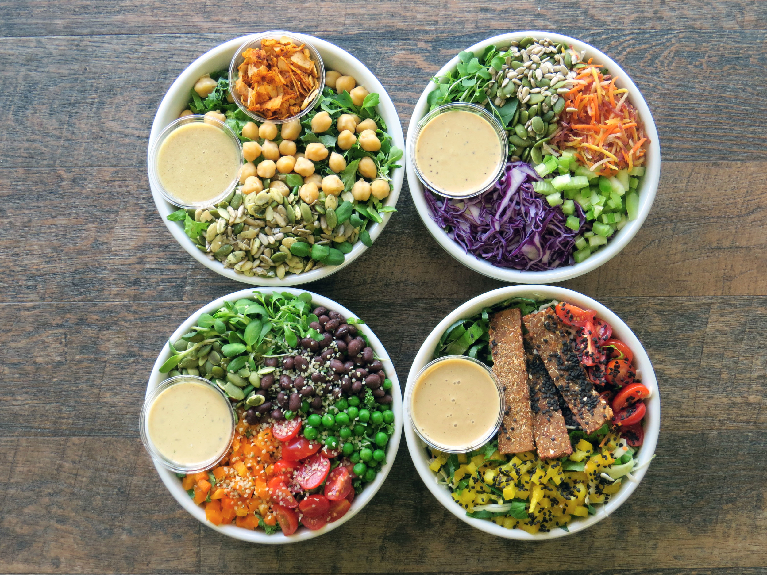 My friends at RawFoodz will be serving delicious organic salads at the Vegan Food and Drink Festival - perfect for balancing out all that vegan junk food! Photo courtesy of RawFoodz.