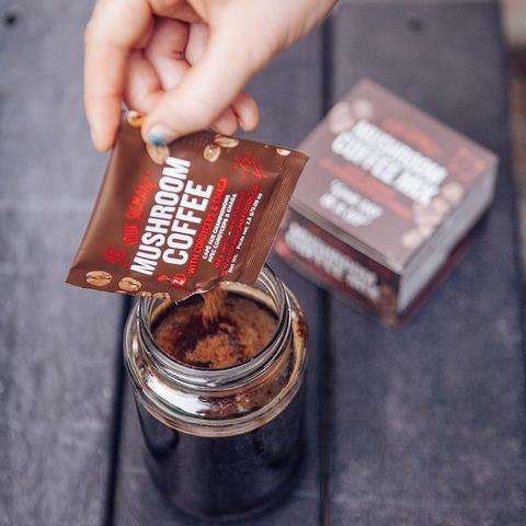 Four Sigmatic Mushroom Coffee with Cordyceps - stimulation without jitters. Image courtesy of Four Sigmatic.