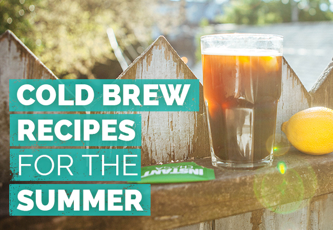This hydrating and refreshing Lemon-Chaga Ice Tea from Four Sigmatic is made with fresh lemon juice and Instant Chaga Mushroom Elixir Mix. Image courtesy of Four Sigmatic.