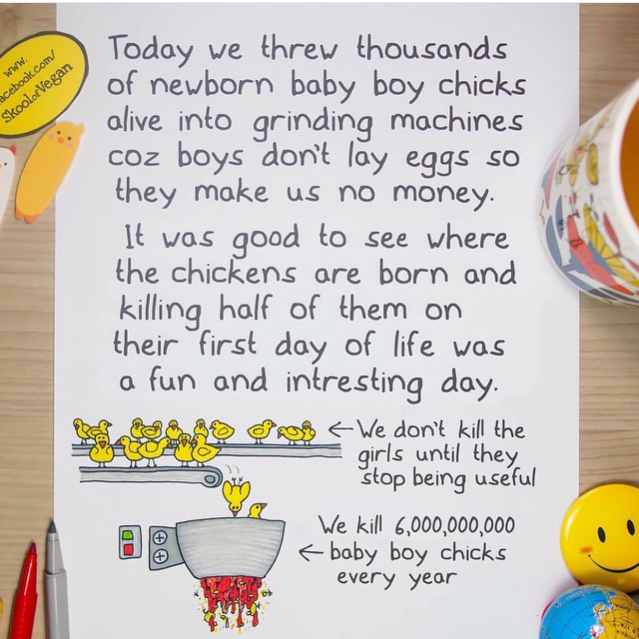  Image by Skool of Vegan . 