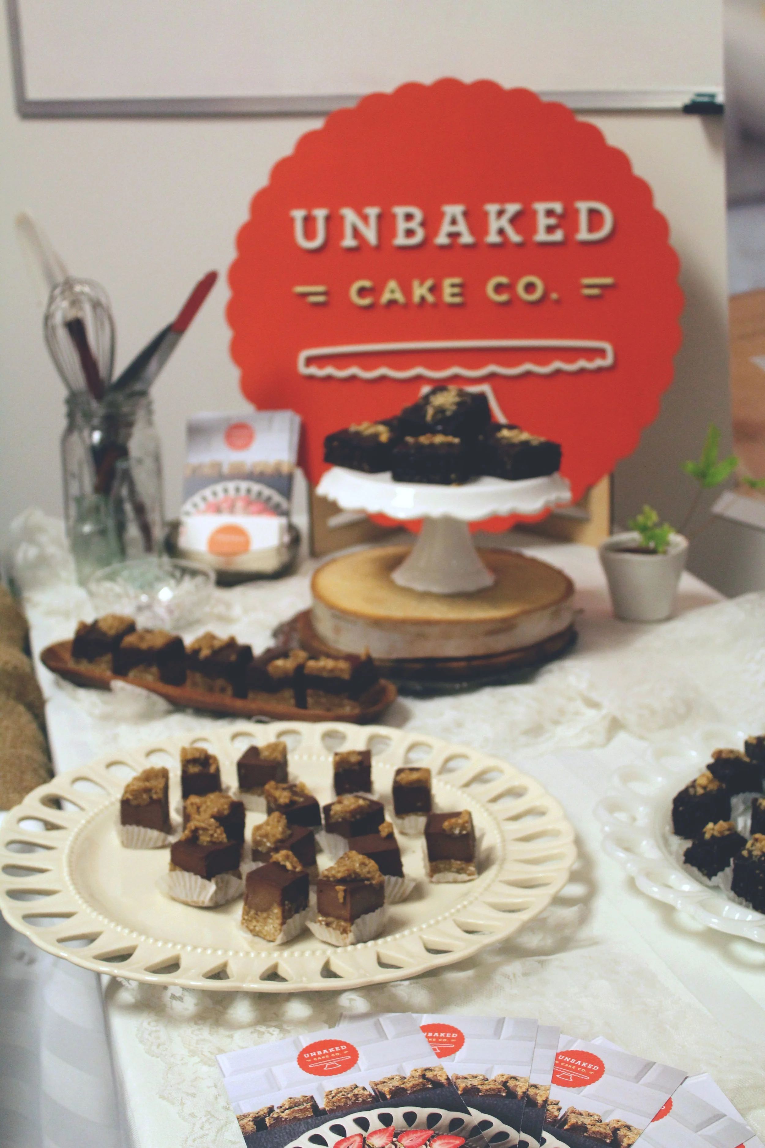 Goodies c/o Unbaked Cake Co. ! Photo by Two Market Girls .