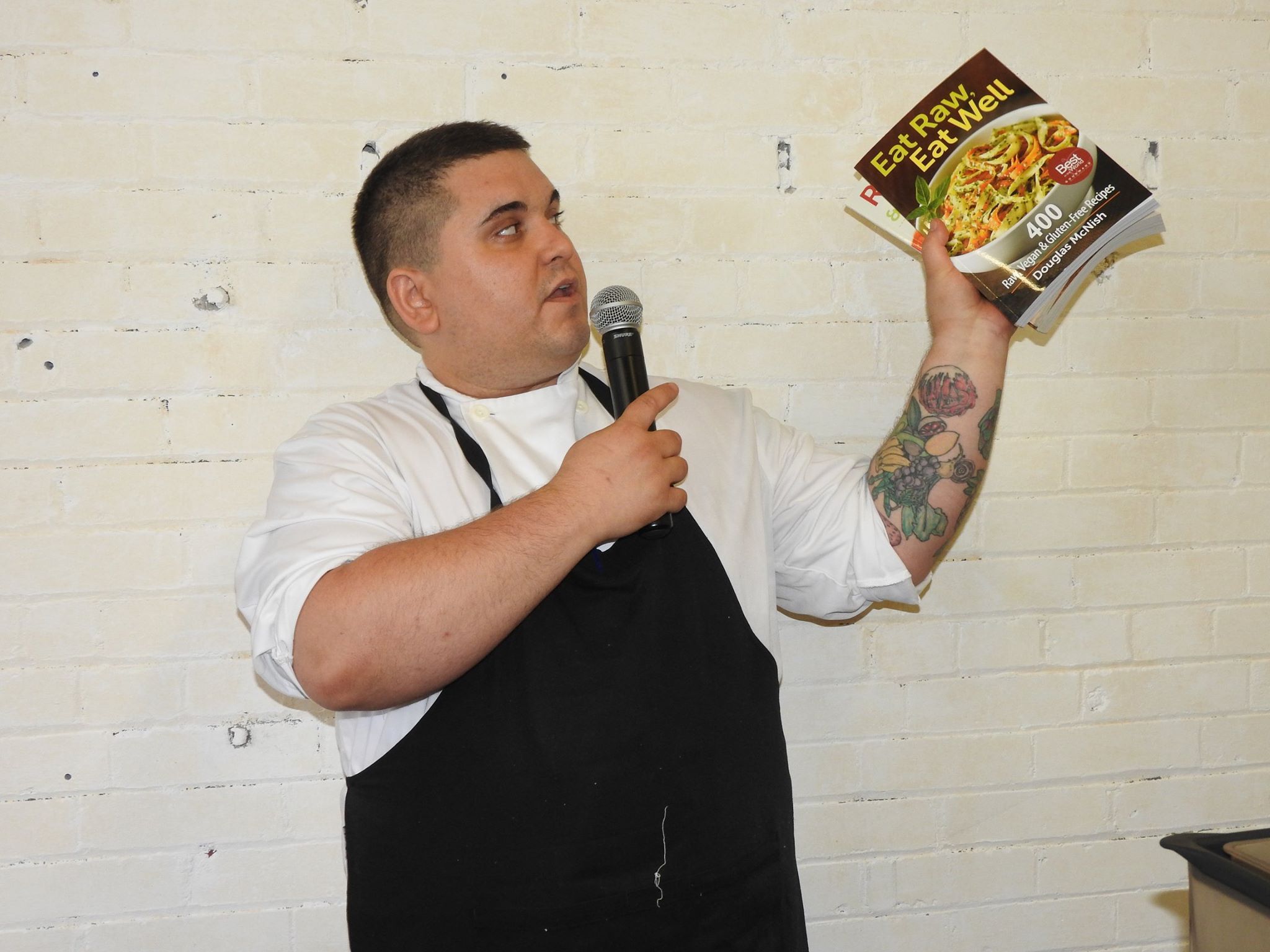 Special guest executive vegan Chef Doug McNish . Photo by Snapd Annex/Yorkville - Zolen Georgievska.