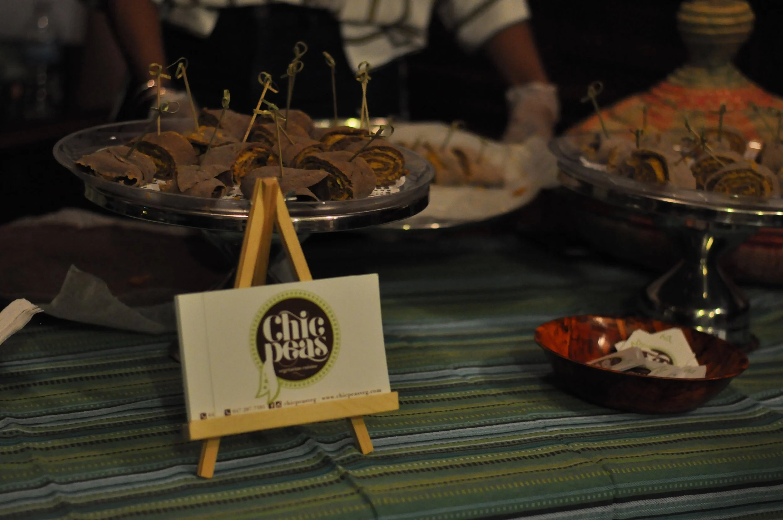 Fantastic eats by Chic Peas Veg . Photo by: Emmanuel Ponce .