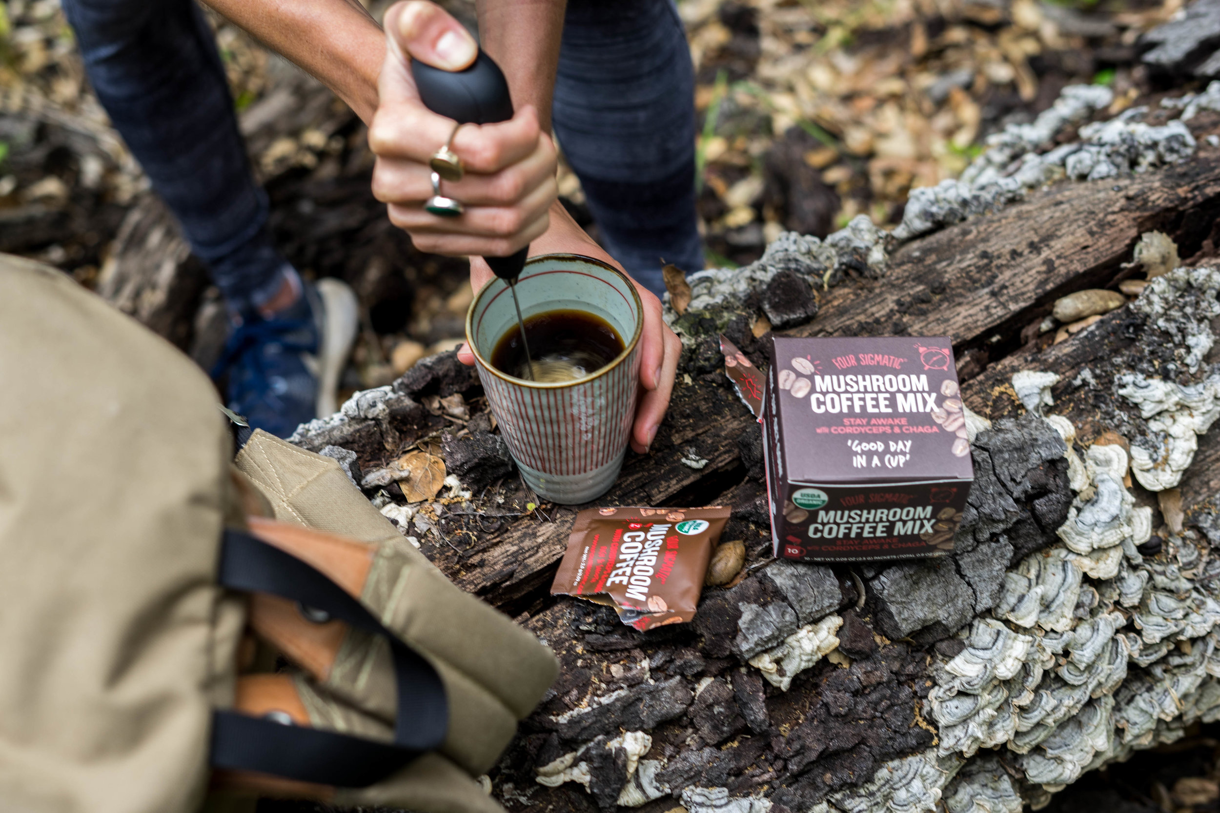 Try Four Sigmatic's Mushroom Coffee with Cordyceps for coffee without the jitters!