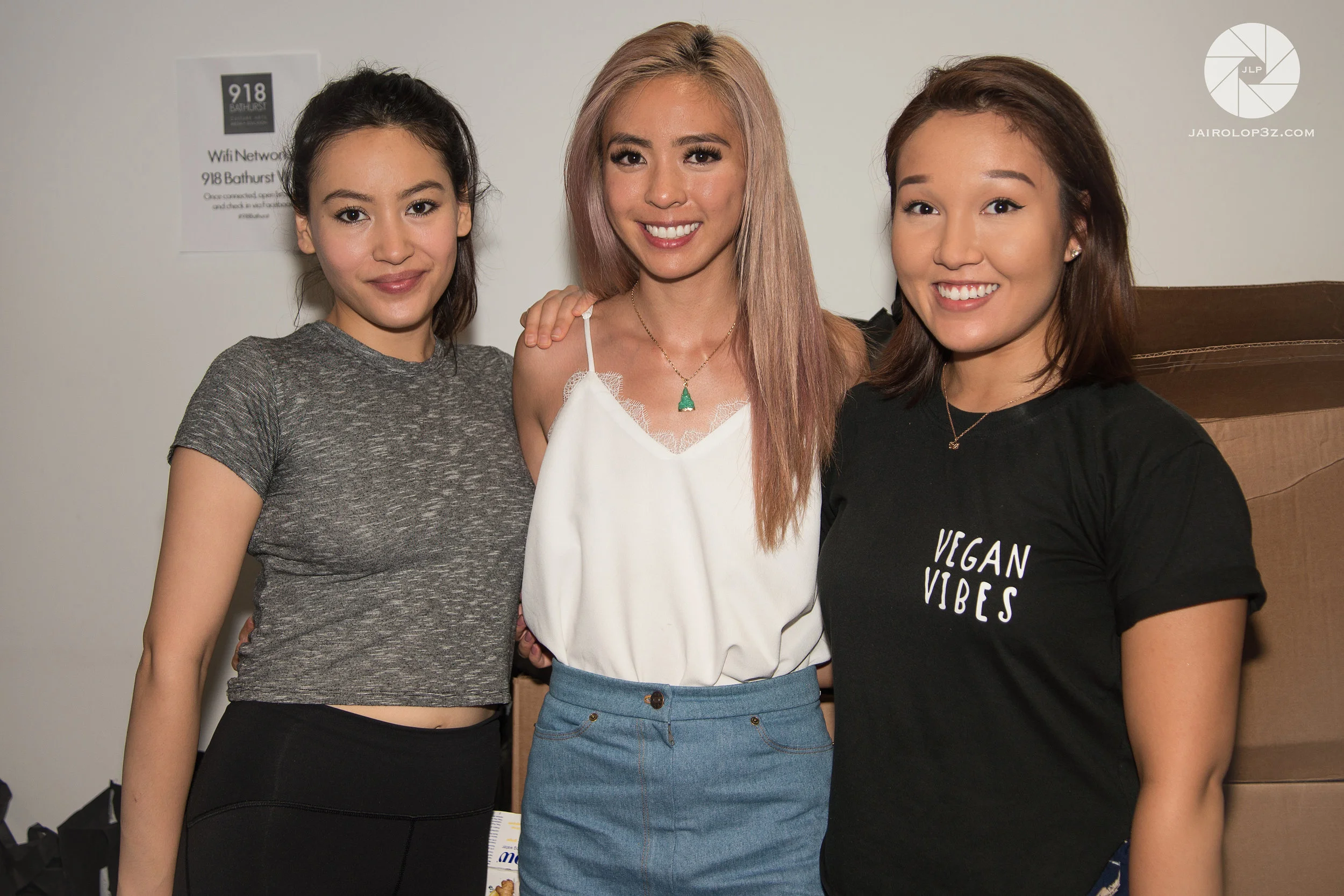 Special thanks to our lovely volunteers Jenn, Kim and Megan, who assisted with hostessing the event. Photo by: Jairo Lop3z Productions.