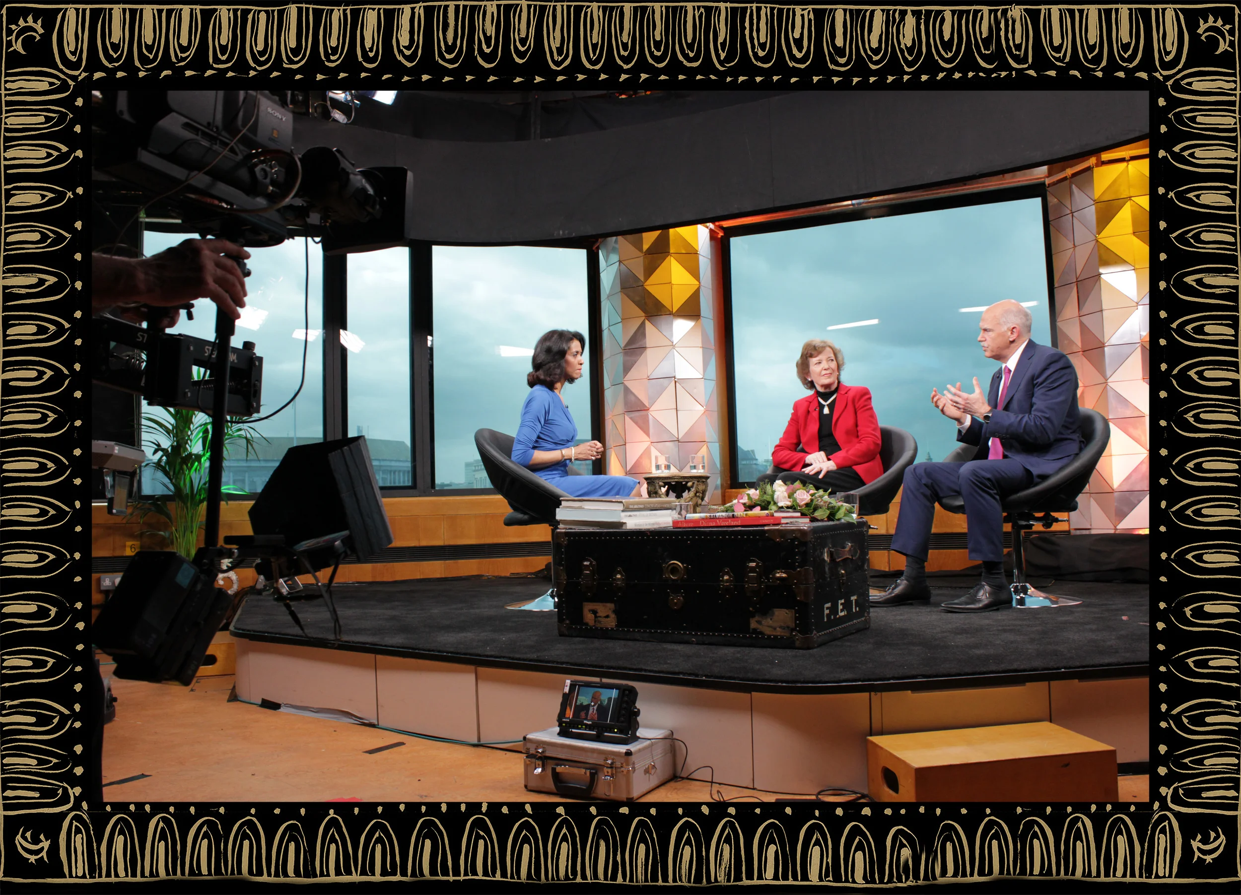 Sera of London set design for Zeinab Badawi BBC London