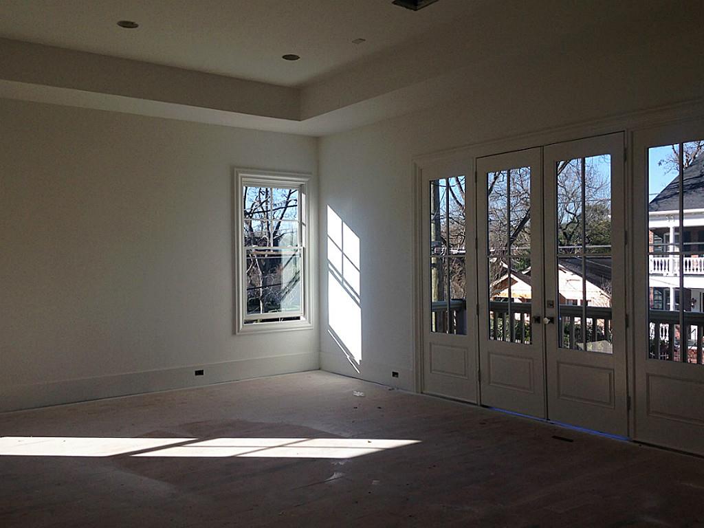 Master bedroom is beautifully enhanced by natural light and has access to the huge second floor balcony.