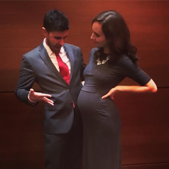 {fancy night out + 6 months of baby}