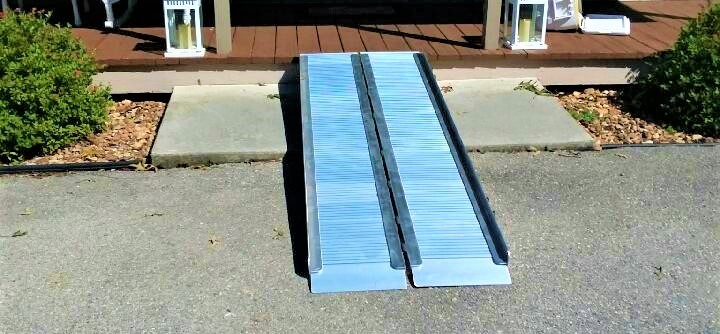 There you have it — this is a 96” (8’) suitcase ramp. The end result you are after.