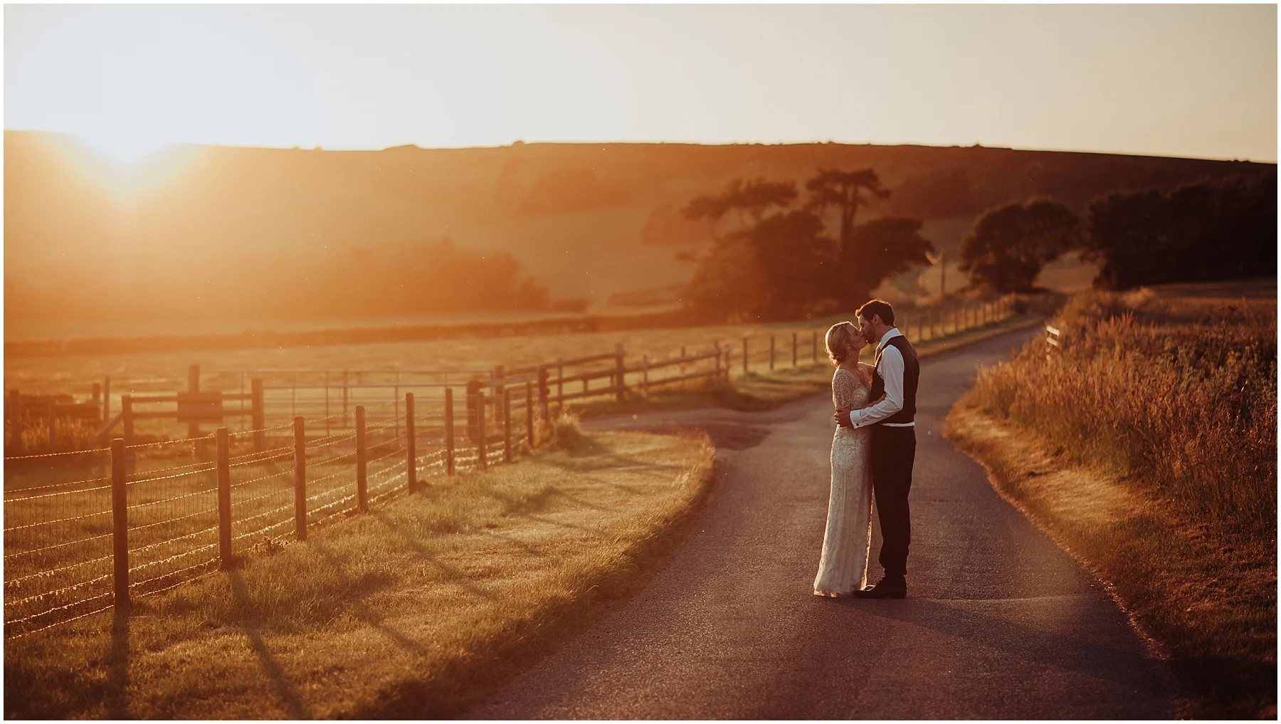 Wedding Photographer in Dorset. Alice &amp; Tom's Outdoor Wedding at Smedmore House.