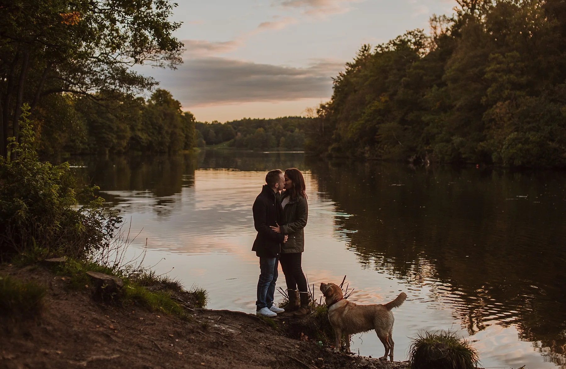 London Wedding Photographer. A beautiful couple photo shoot at Virginia Water with Shaz &amp; Mark.