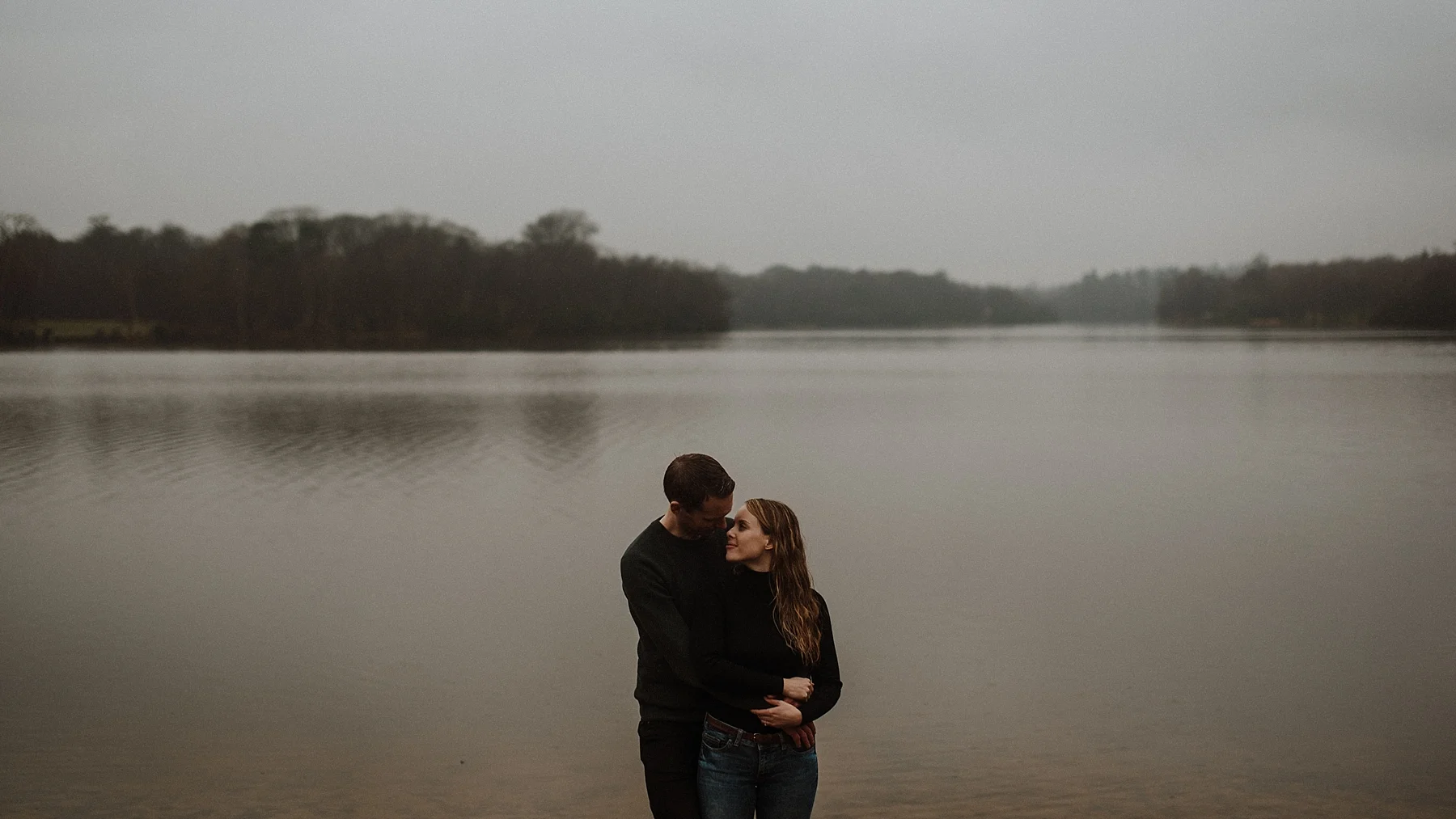 Wedding photographer in Windsor. Virginia Water engagement shoot with Sam &amp; Adam.
