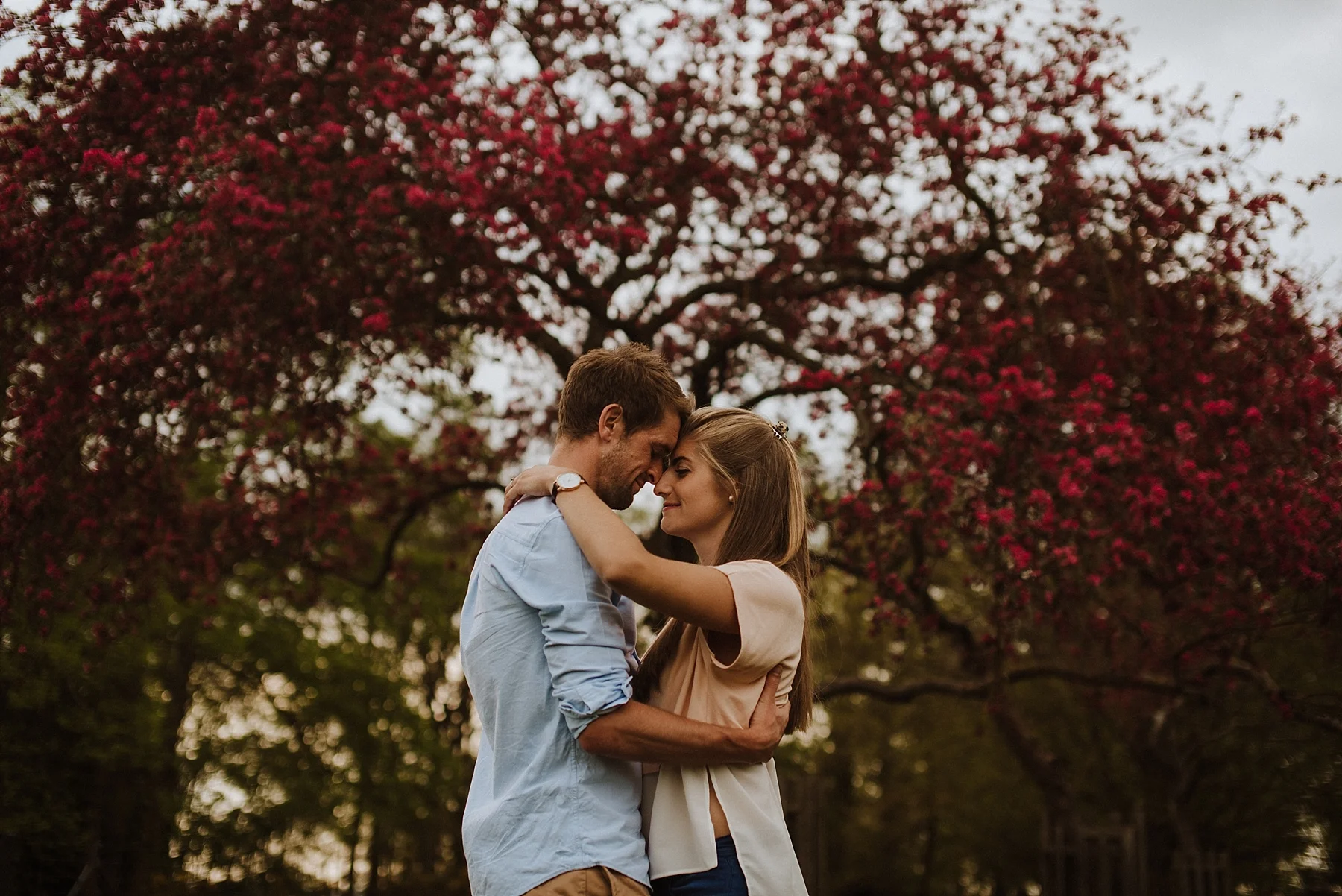Wedding Photographer in London at Richmond Park for Sarah &amp; Scott's engagement shoot.