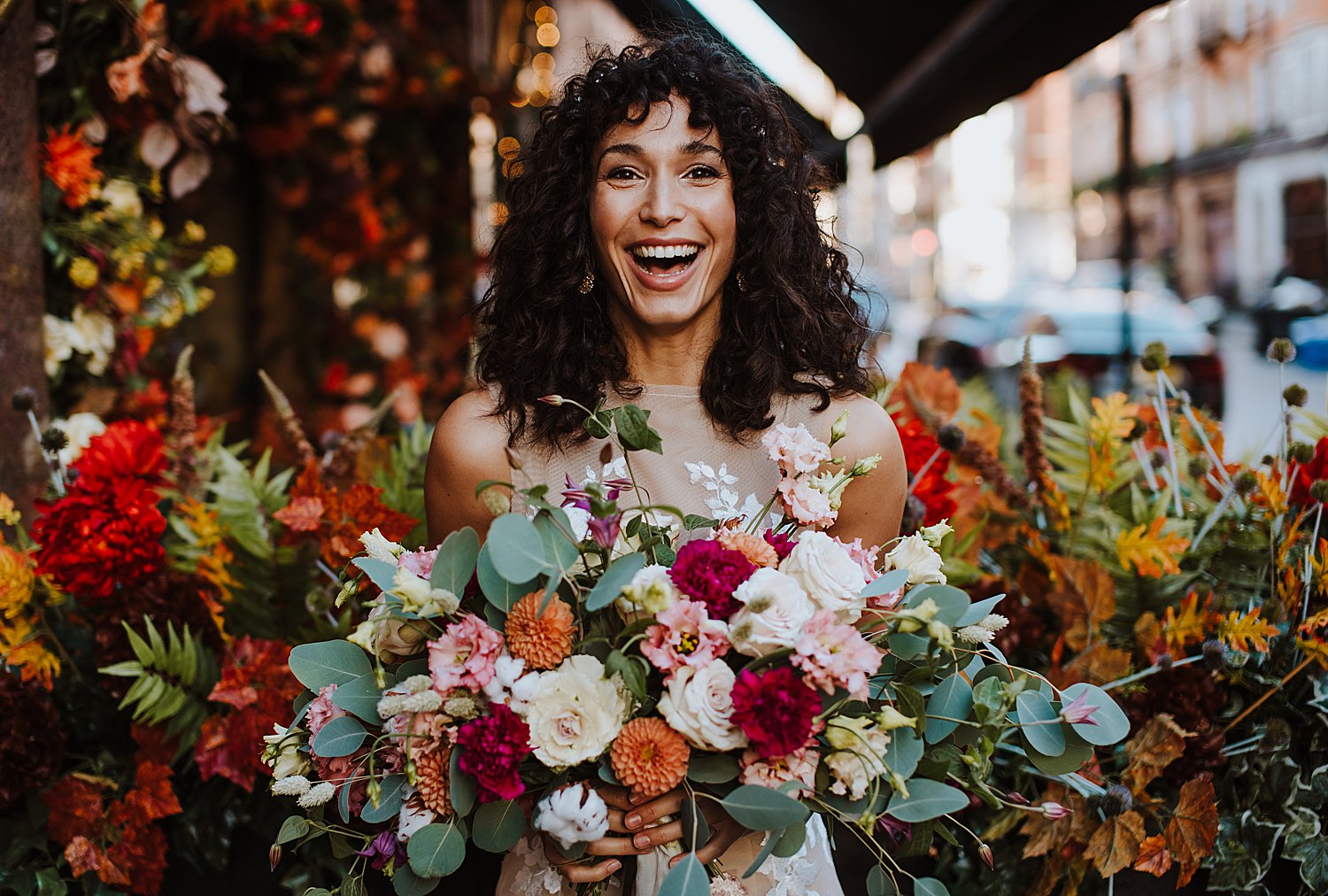 London wedding inspiration. A beautiful Autumnal styled shoot.