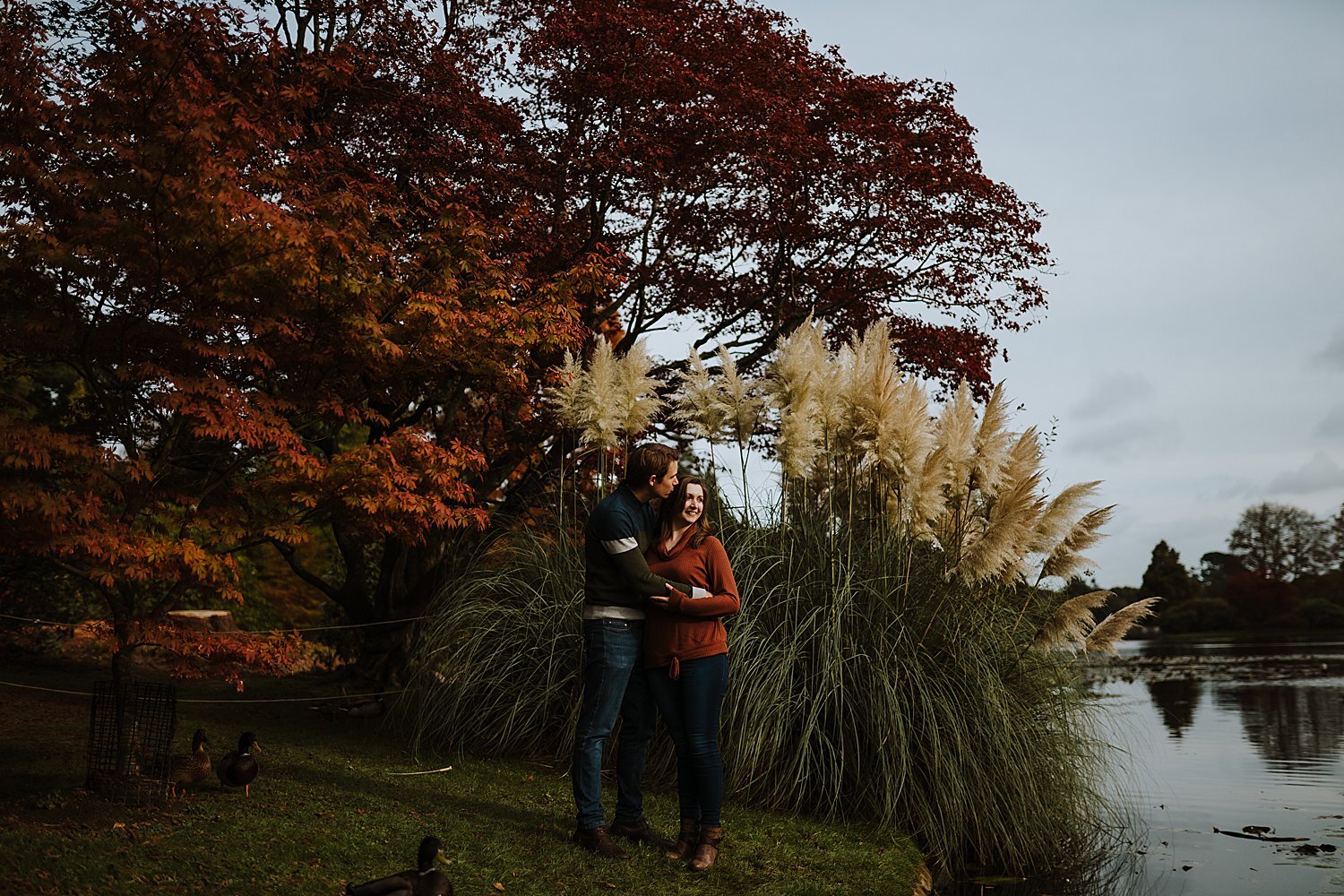 Sheffield Park wedding photographer in Sussex. An Autumnal engagement shoot.