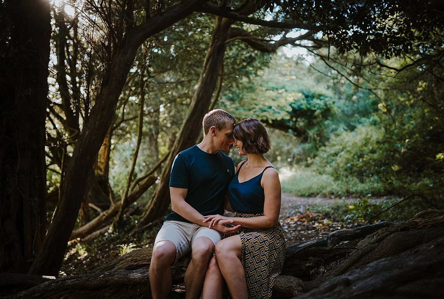 A gorgeous summer engagement shoot with Toni &amp; Charlie in Boxhill, Surrey.