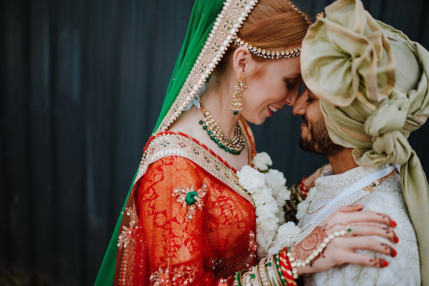A stunning Hindu wedding at Loft Studios in London with Arjun &amp; Lucy