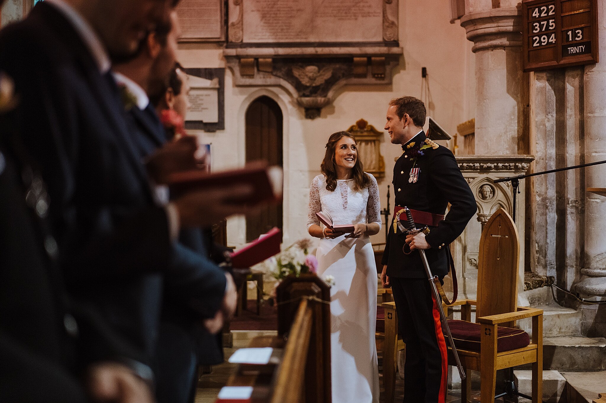 Military church wedding, Kent wedding photographer, documentary wedding photography