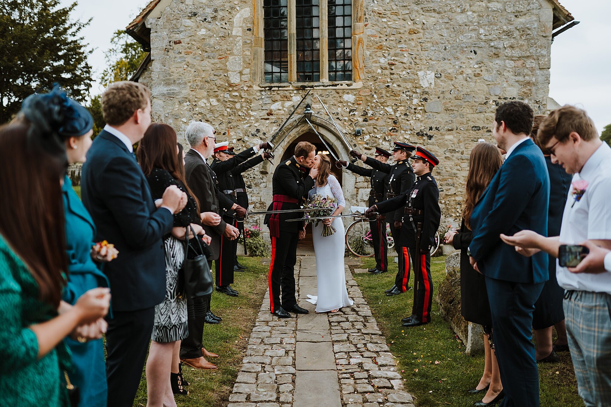 Military church wedding, Kent wedding photographer, documentary wedding photography