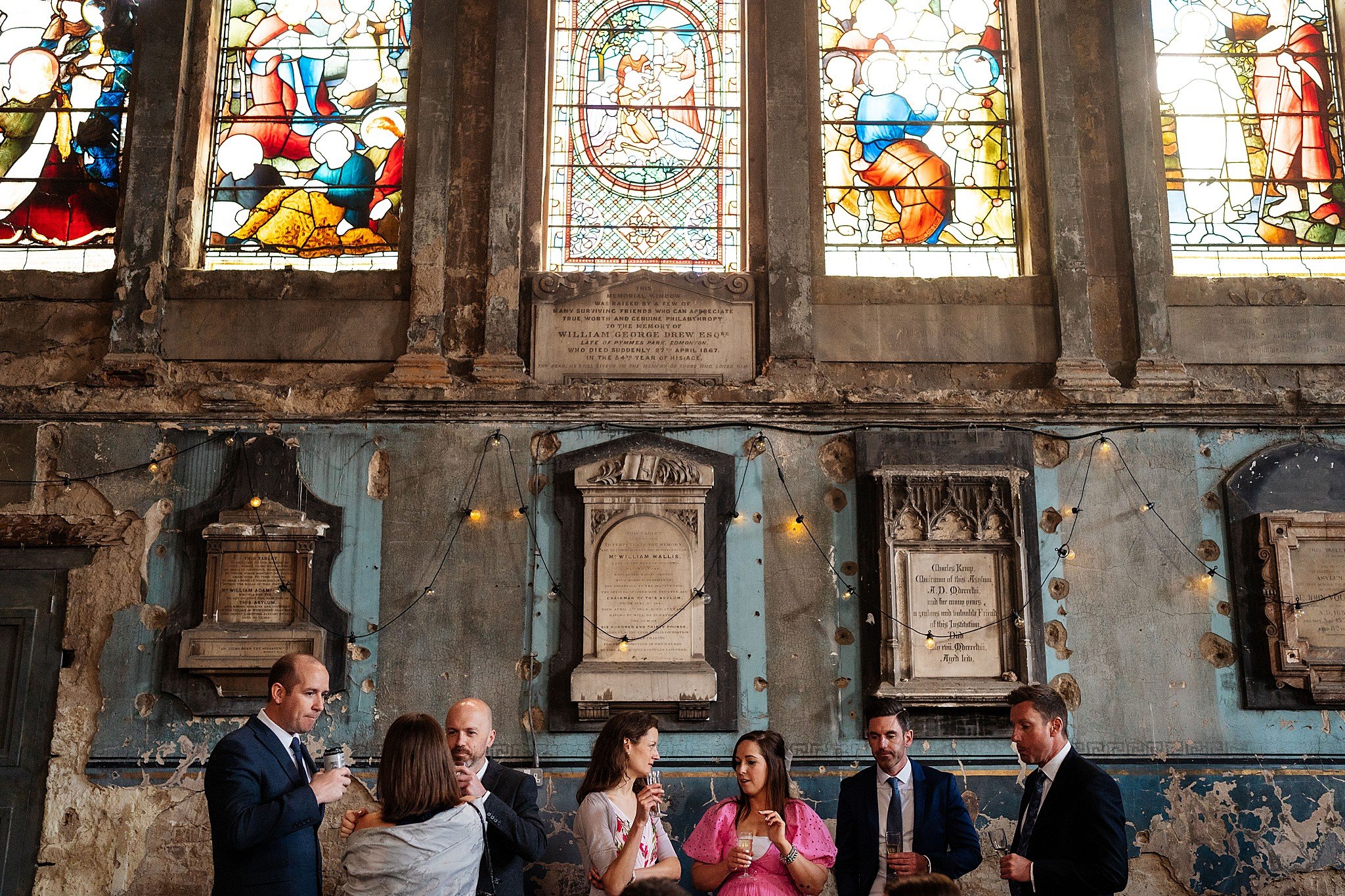 The Asylum Chapel, London, Wedding Photography