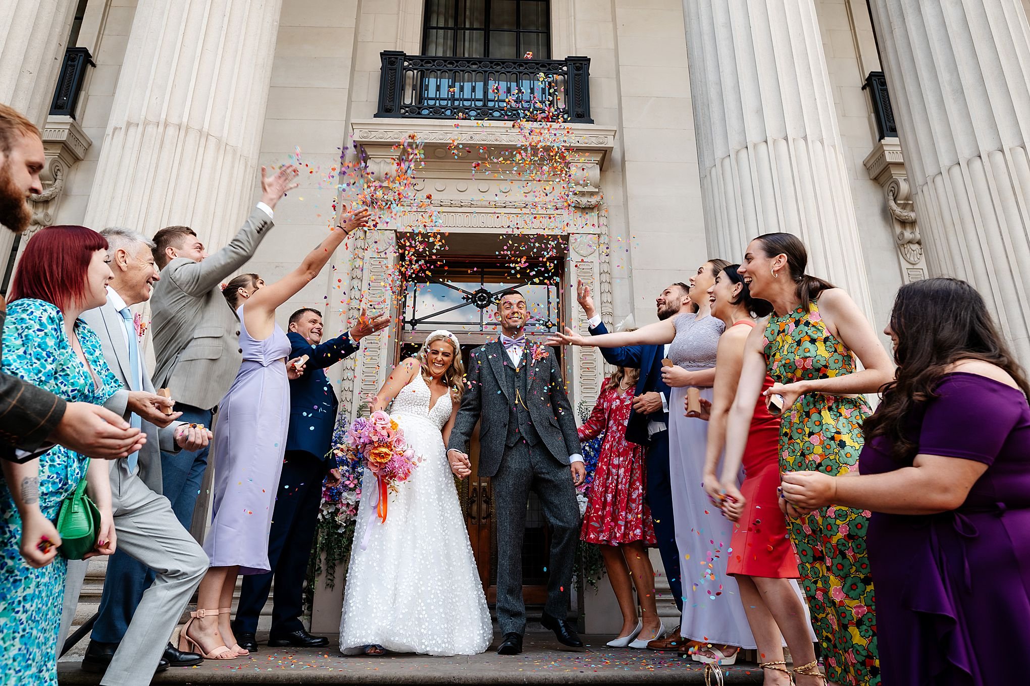 The Ned, London &amp; Marylebone Town Hall wedding photography