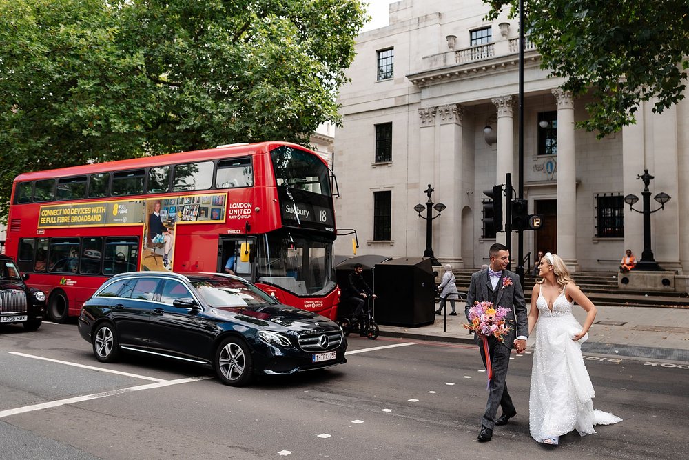 The Ned, London &amp; Marylebone Town Hall wedding photography