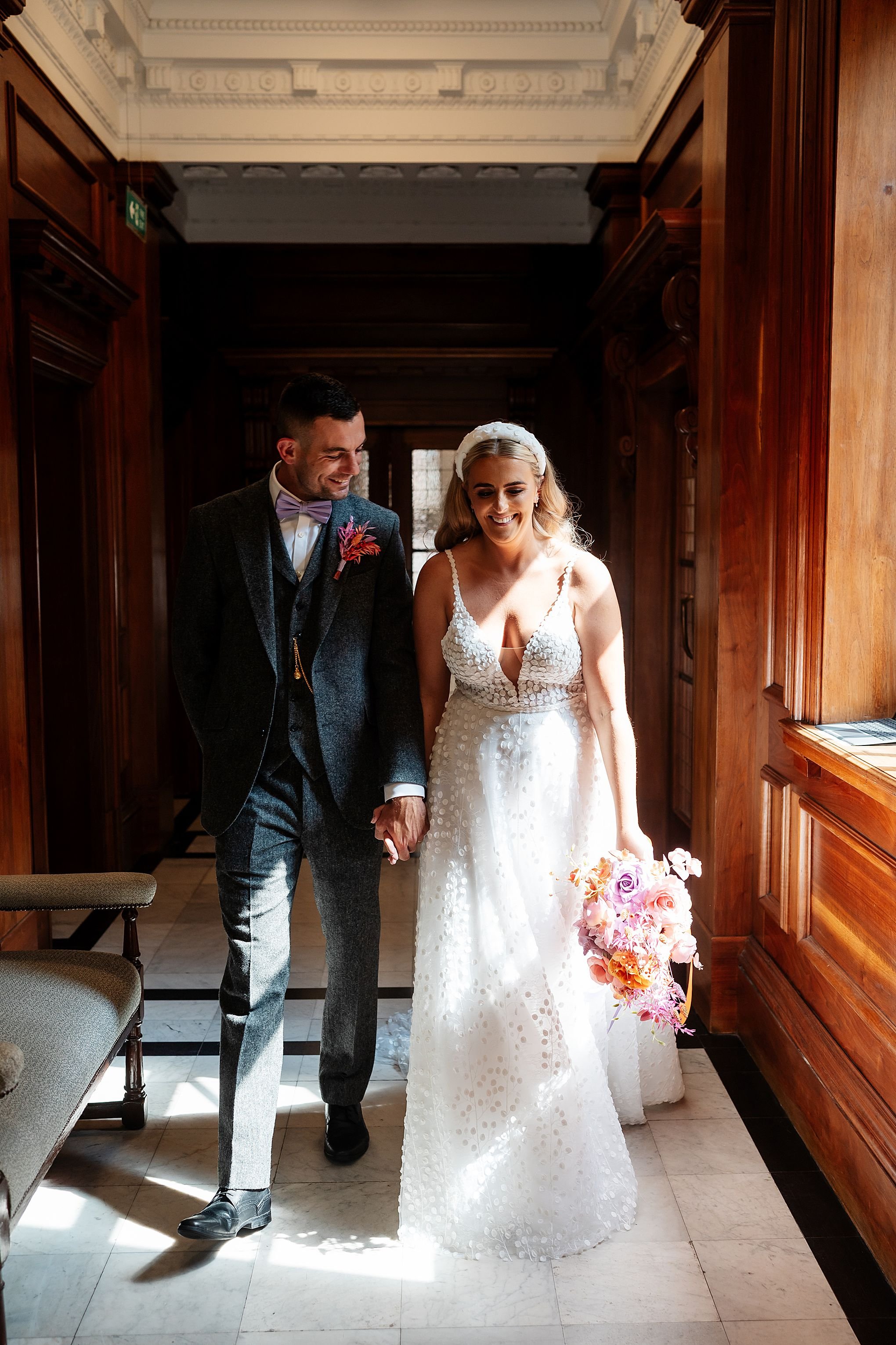 The Ned, London &amp; Marylebone Town Hall wedding photography