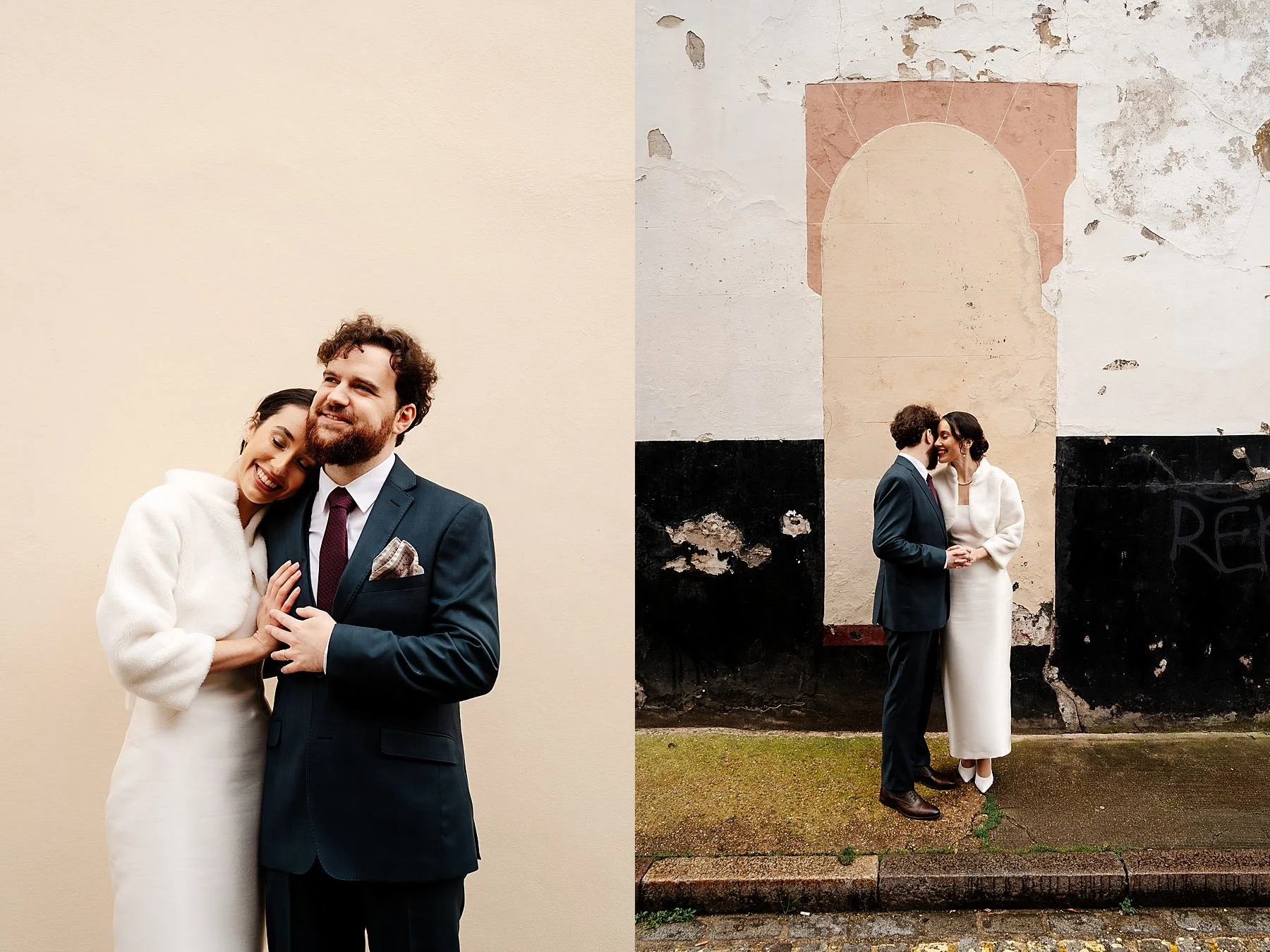 Winter wedding at Marylebone Town Hall