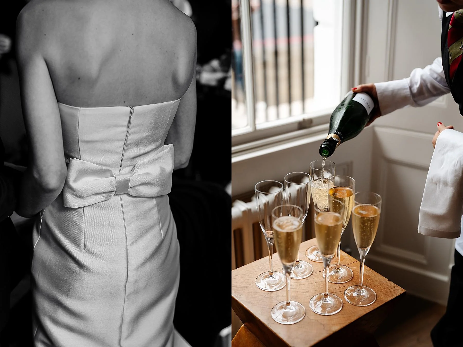 Winter wedding at Marylebone Town Hall