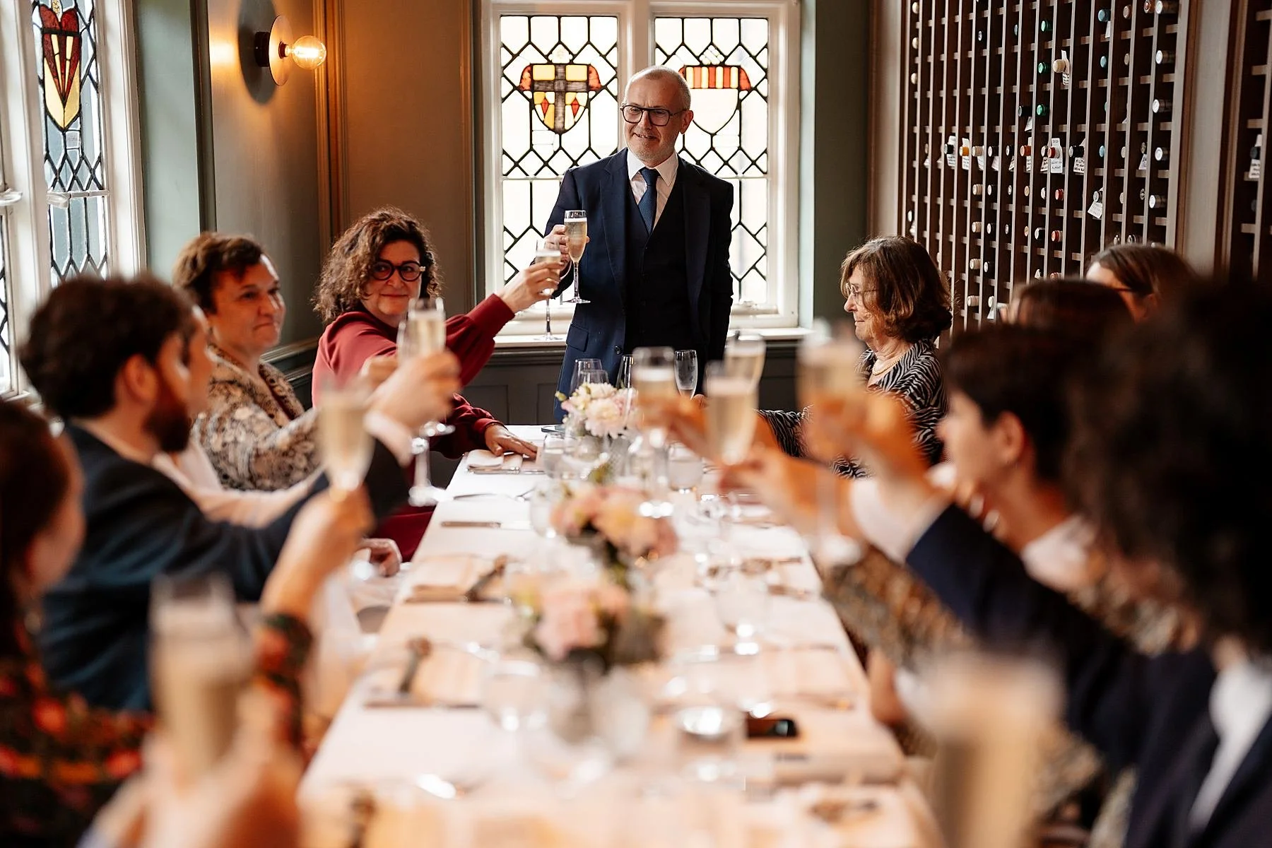 Winter wedding at Marylebone Town Hall