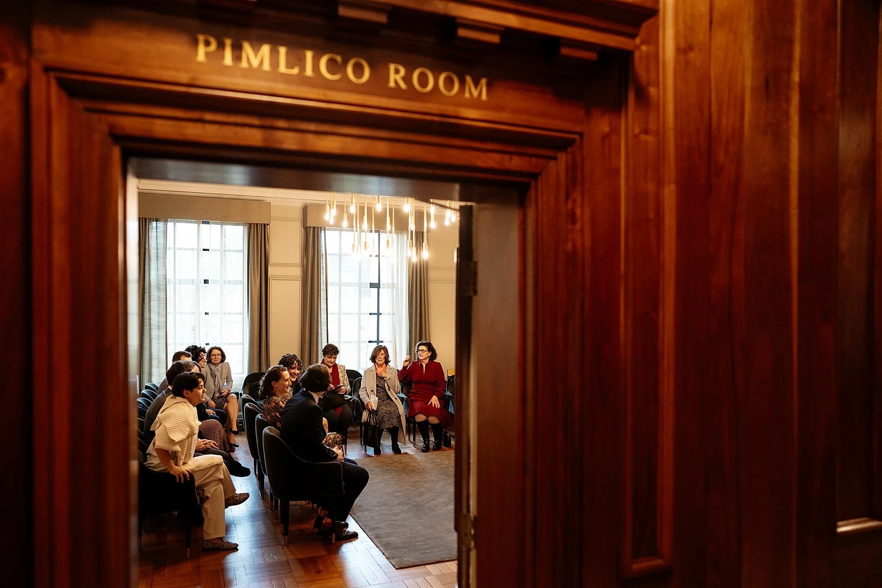 Winter wedding at Marylebone Town Hall