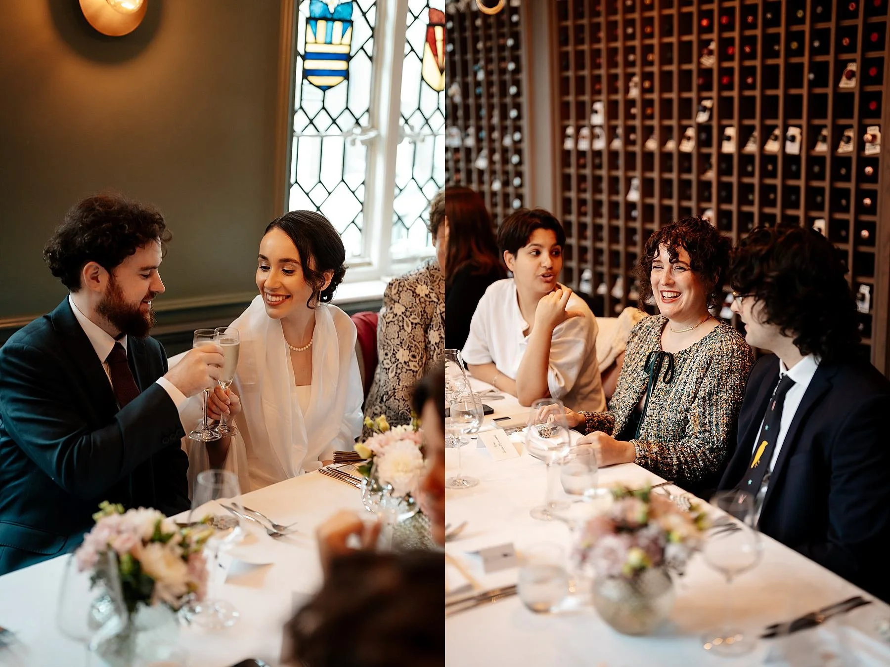Winter wedding at Marylebone Town Hall