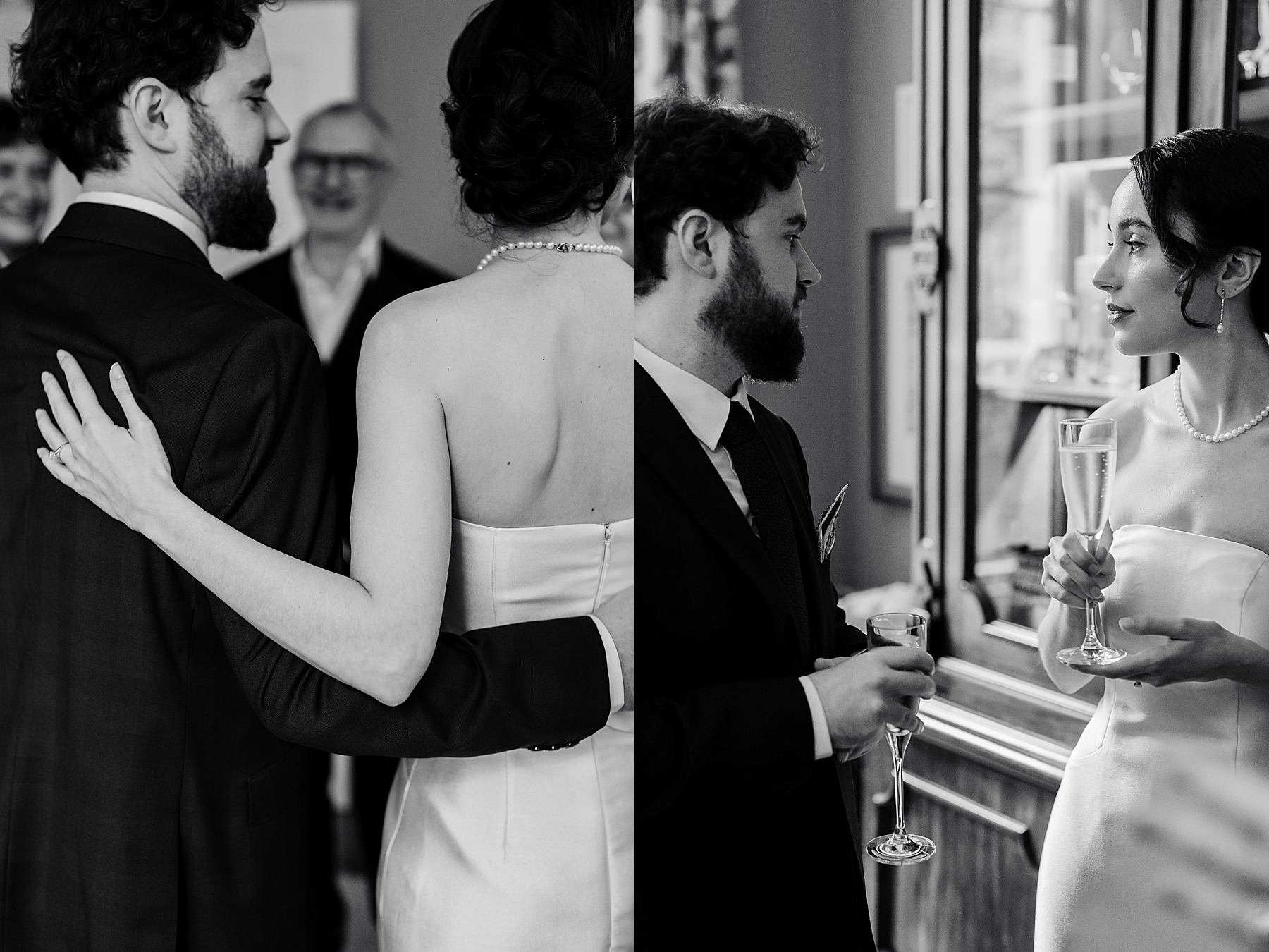 Winter wedding at Marylebone Town Hall