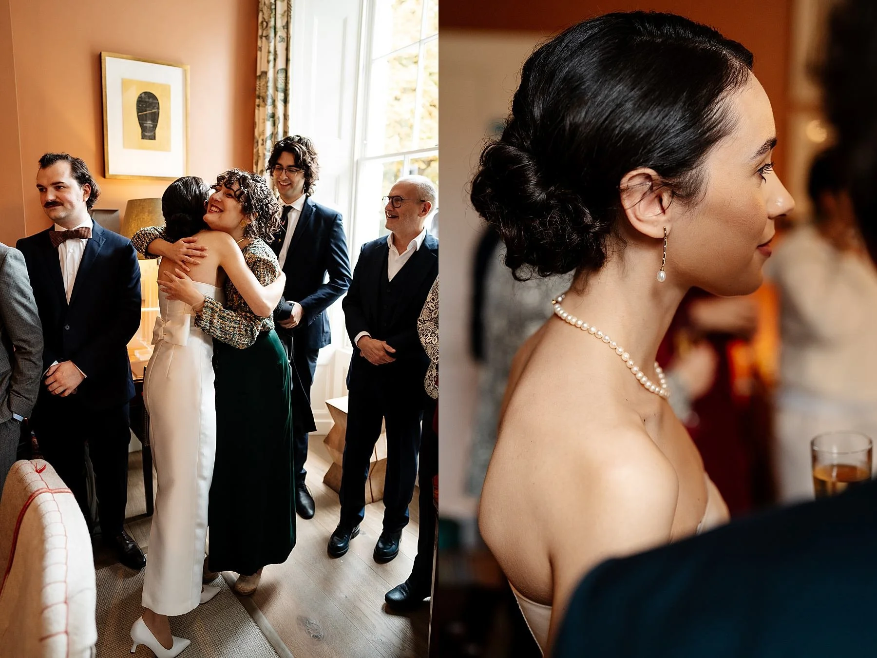 Winter wedding at Marylebone Town Hall
