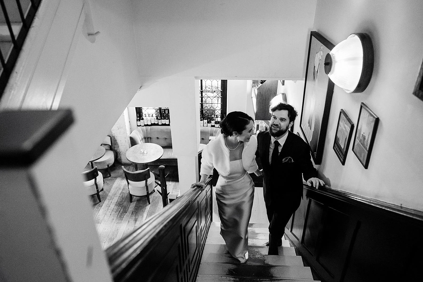 Winter wedding at Marylebone Town Hall