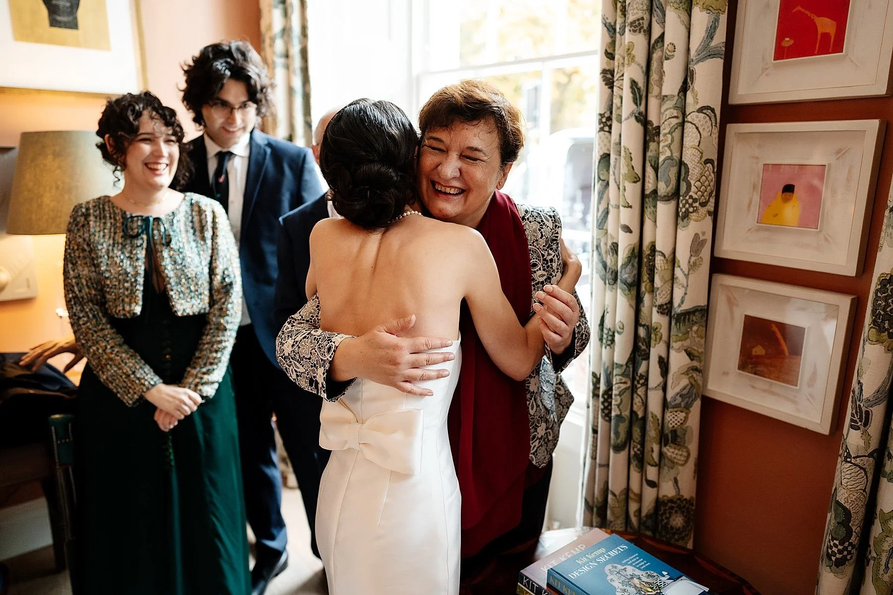 Winter wedding at Marylebone Town Hall