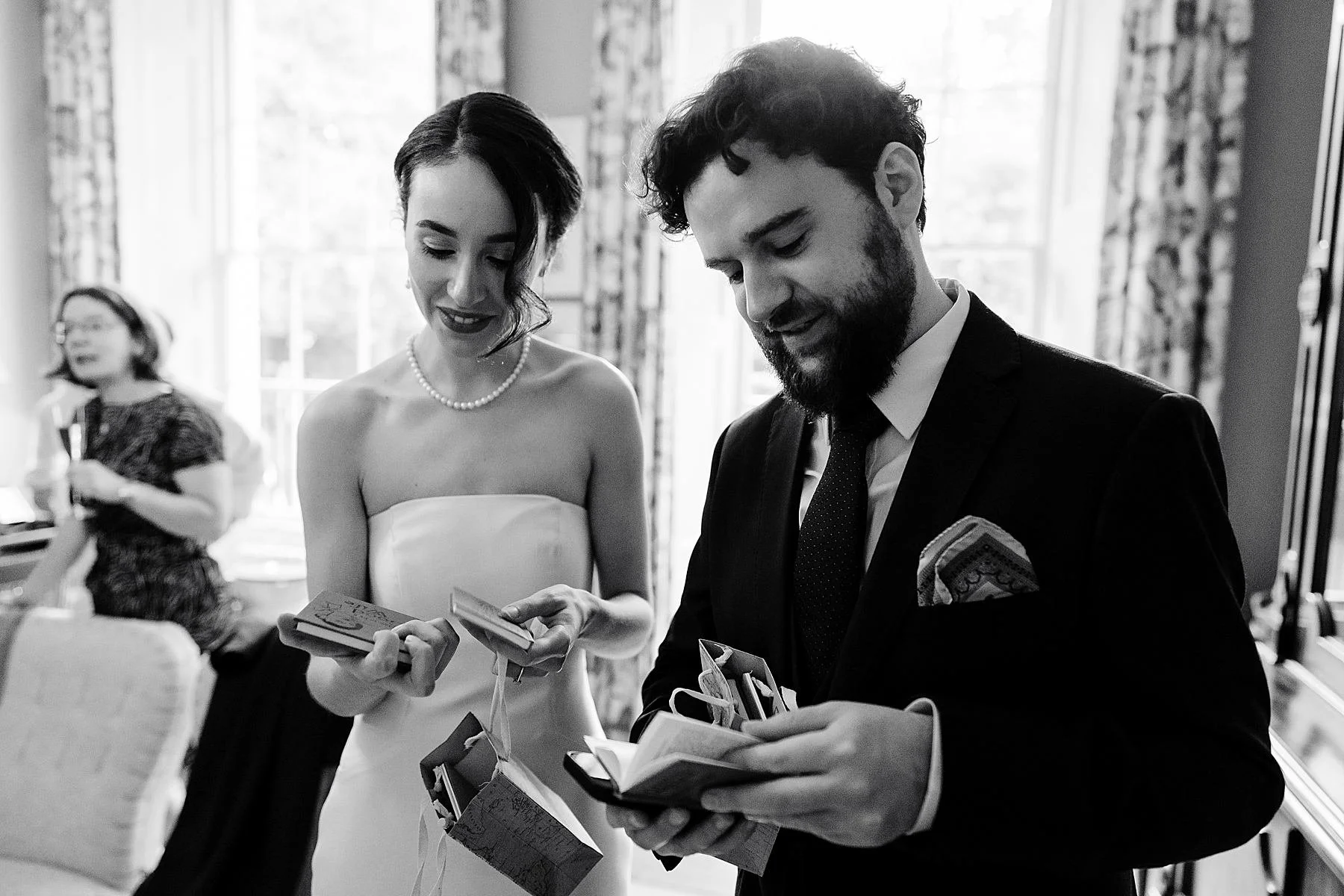 Winter wedding at Marylebone Town Hall
